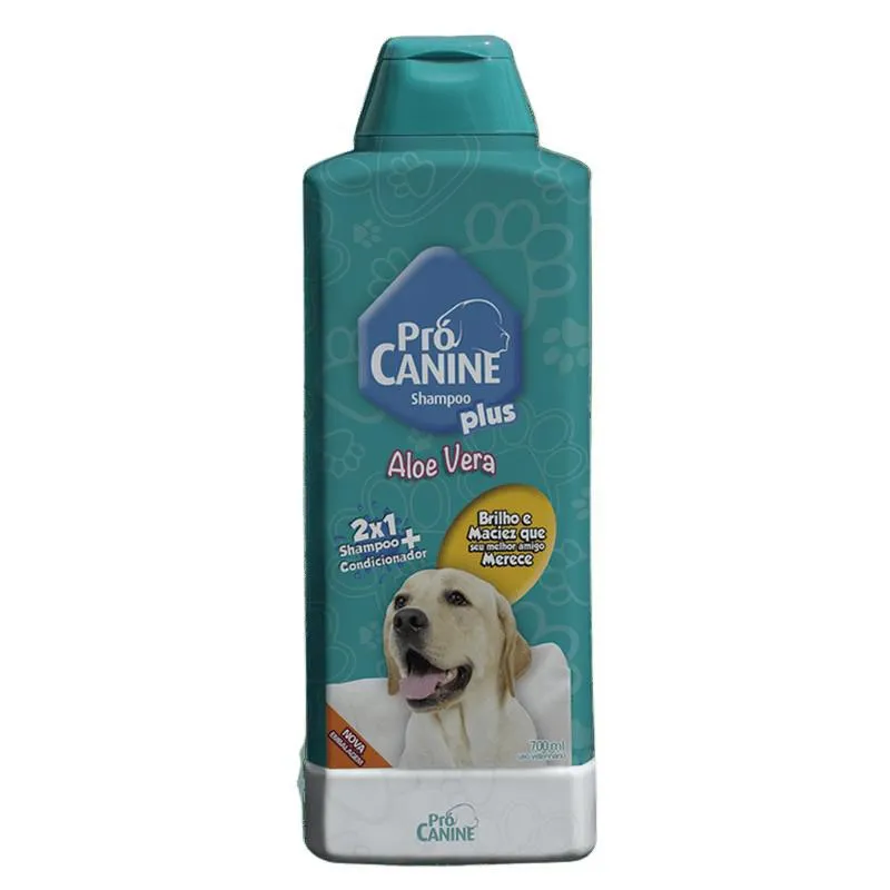 Shampoo Para Cães Plus Aloe Vera Pro Canine 700ml