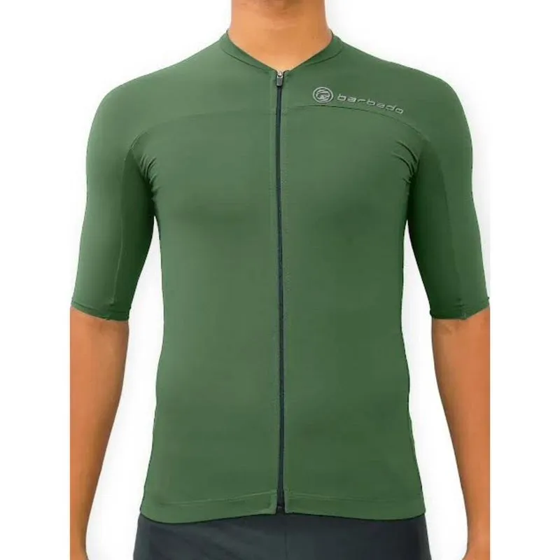 Camisa de Ciclismo Masculina Trabzon Barbedo Verde - M