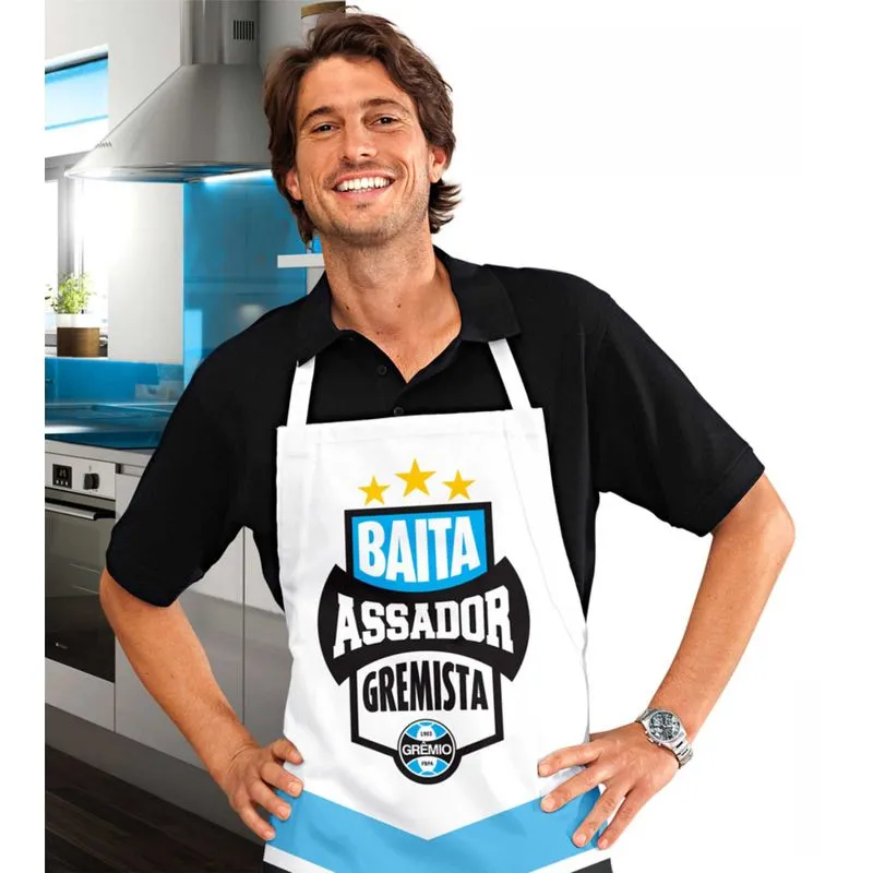 AVENTAL GRÊMIO - BAITA ASSADOR GREMISTA