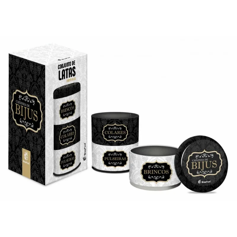Conjunto Porta Biju - Caixinha de Bijus - Brasfoot