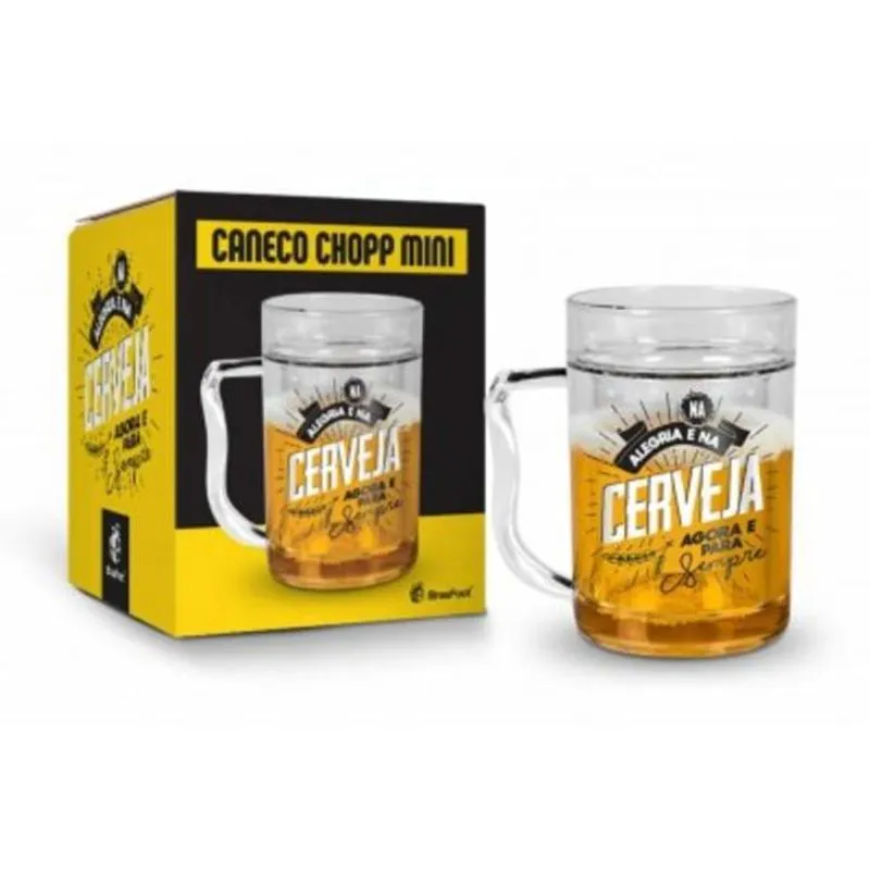 Caneca Gel Cerveja 200ml - Na Alegria E Na Cerveja