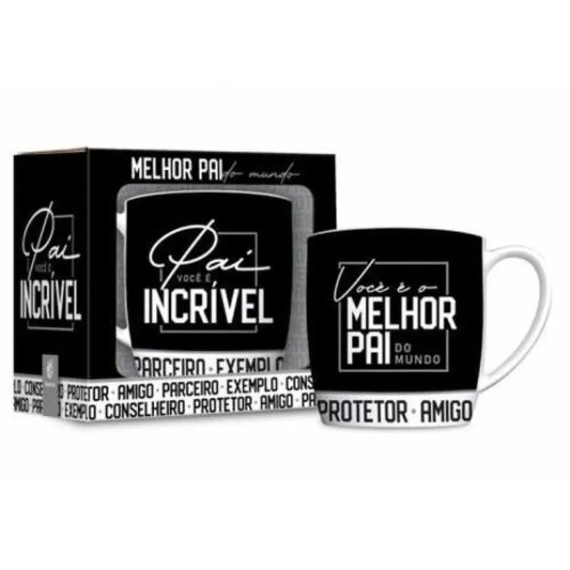 Caneca Porcelana 360Ml - Pai Incrível