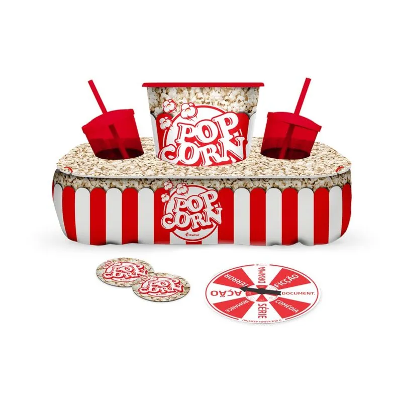 Conjunto Pipoca Pop Corn - 7 Peças - Brasfoot