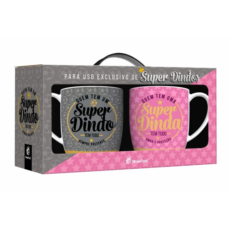 Caneca Urban Pressente Padrinhos - Dindo E Dinda - Familia