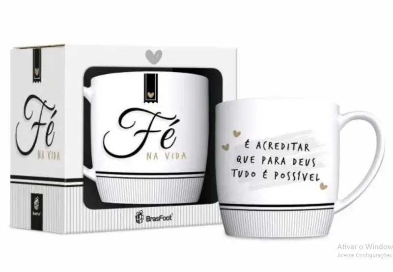 CANECA URBAN FE NA VIDA - Manaia Presentes