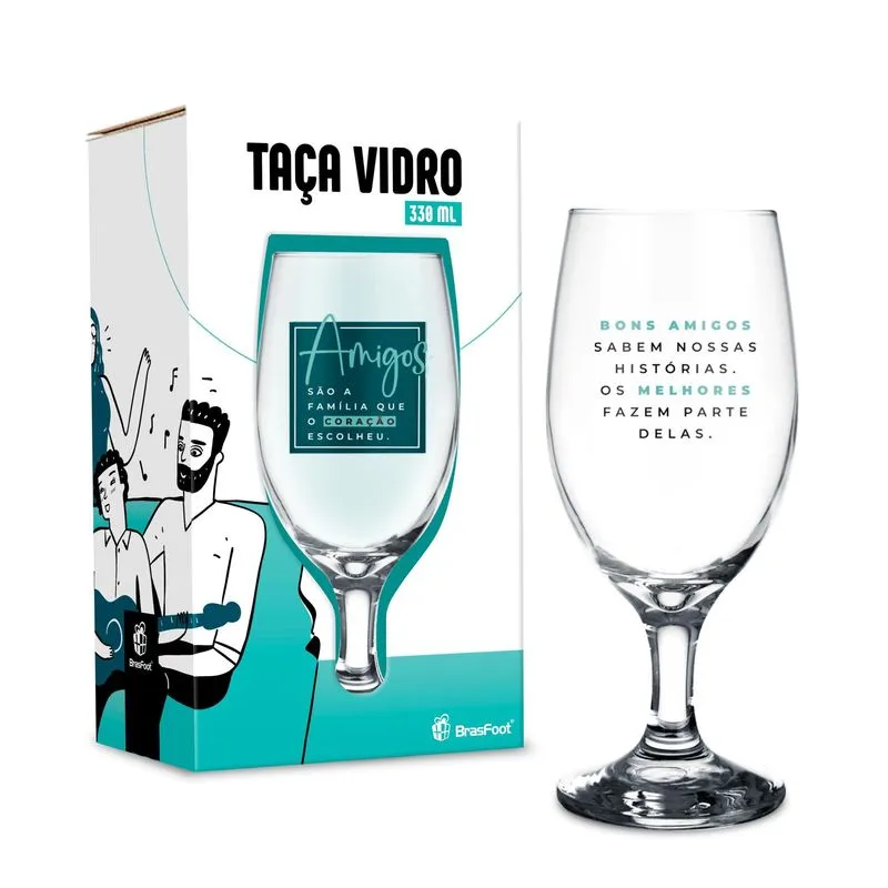 Taça Windsor Vidro 330ml - Presente Durável