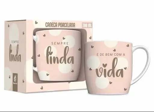CANECA URBAN SEMPRE LINDA - Manaia Presentes