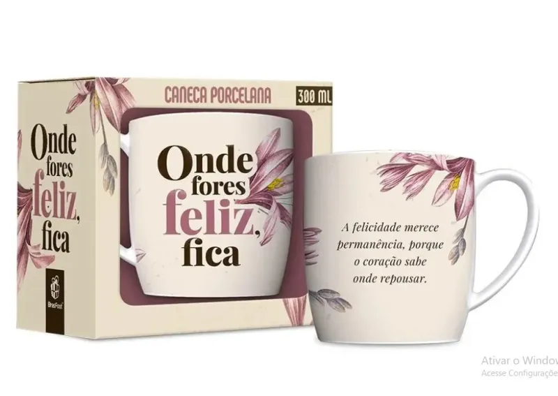 CANECA URBAN ONDE FORES - Manaia Presentes