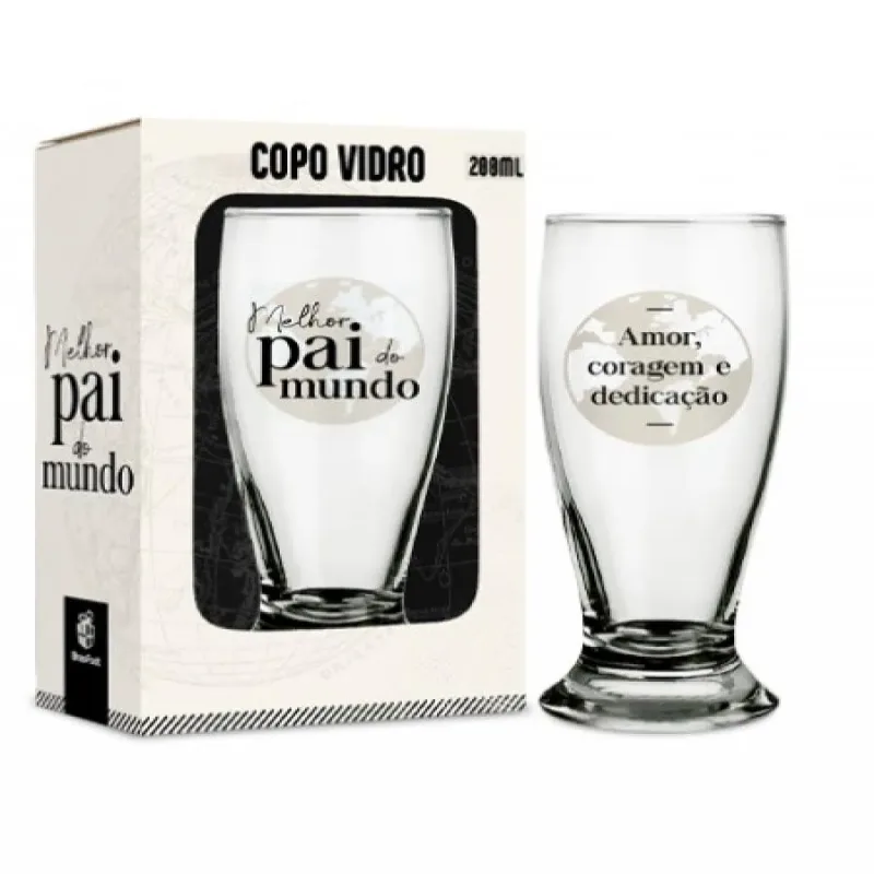 COPO MUNICH 200ML PAI AMOR E CORAGEM - Manaia Presentes