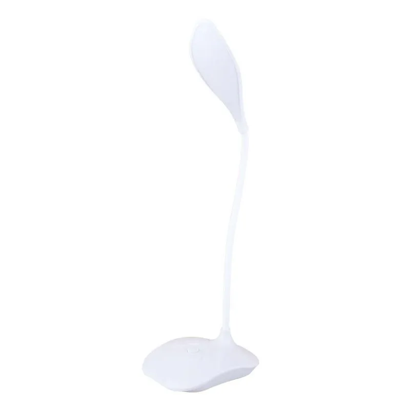 Luminária de Mesa Led Folha Touch Alfacell ALL51136 Branca Pilha