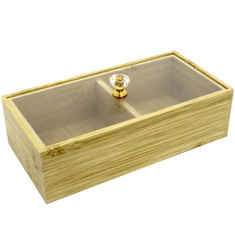 Caixa Multiuso C/ Tampa 10x20x5,7cm em MDF Casita