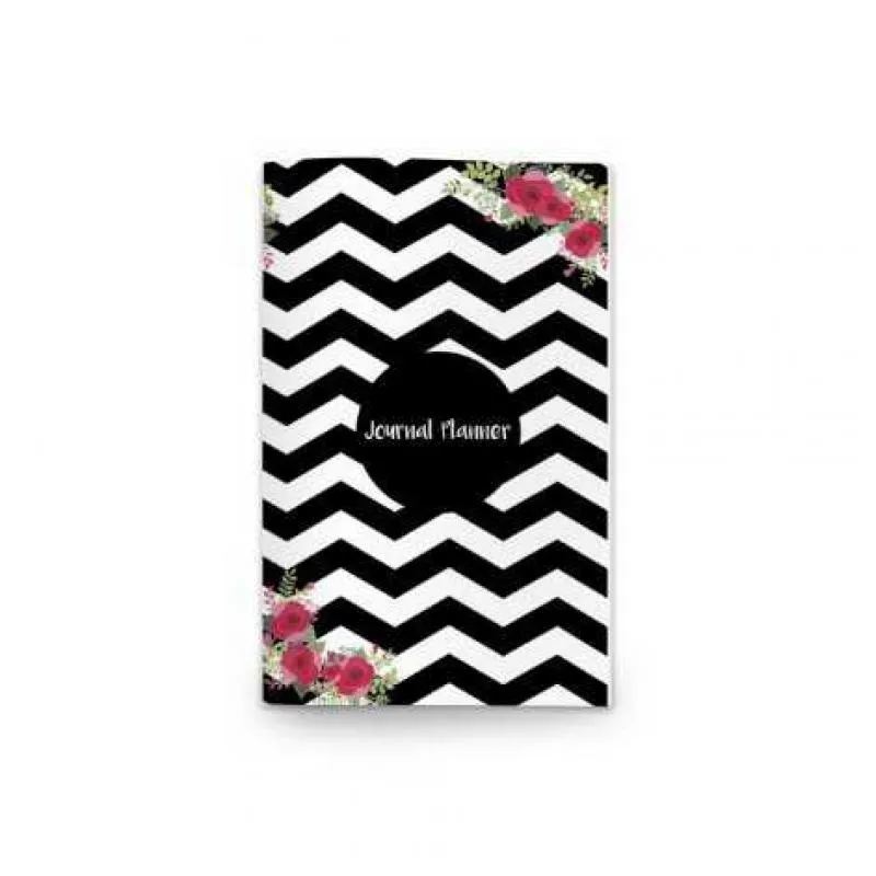 Journal Planner Chevron Flowers Evertop