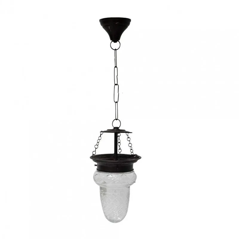 Pendente de Vidro 15cmx11cm Vênus Victrix Dourado/Preto