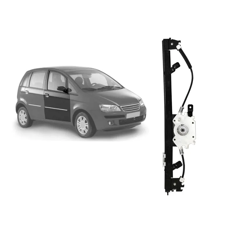 Maquina Vidro Idea Dianteira Esq 2006 A 2016 Para Motor Orig