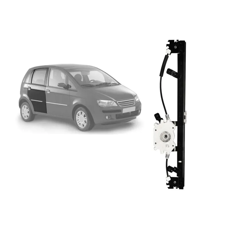 Maquina Vidro Idea Traseiro Esq 2006 A 2016 Para Motor Orig