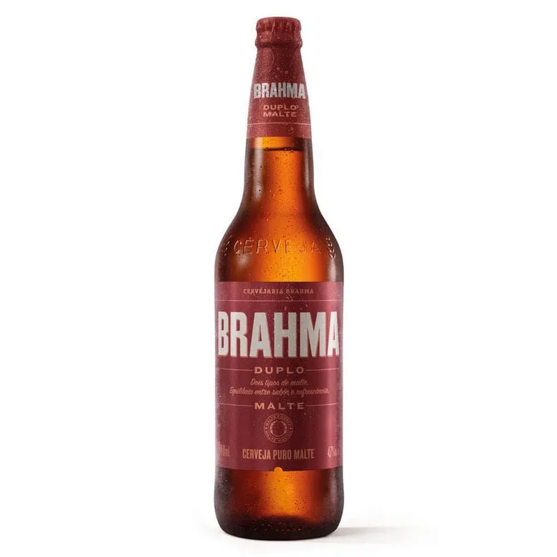 Cerveja Brahma Duplo Malte Long Neck 330Ml (6 Unidades)