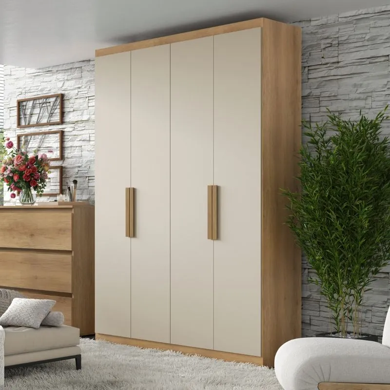 Guarda Roupa Solteiro 4 Portas Milan THB