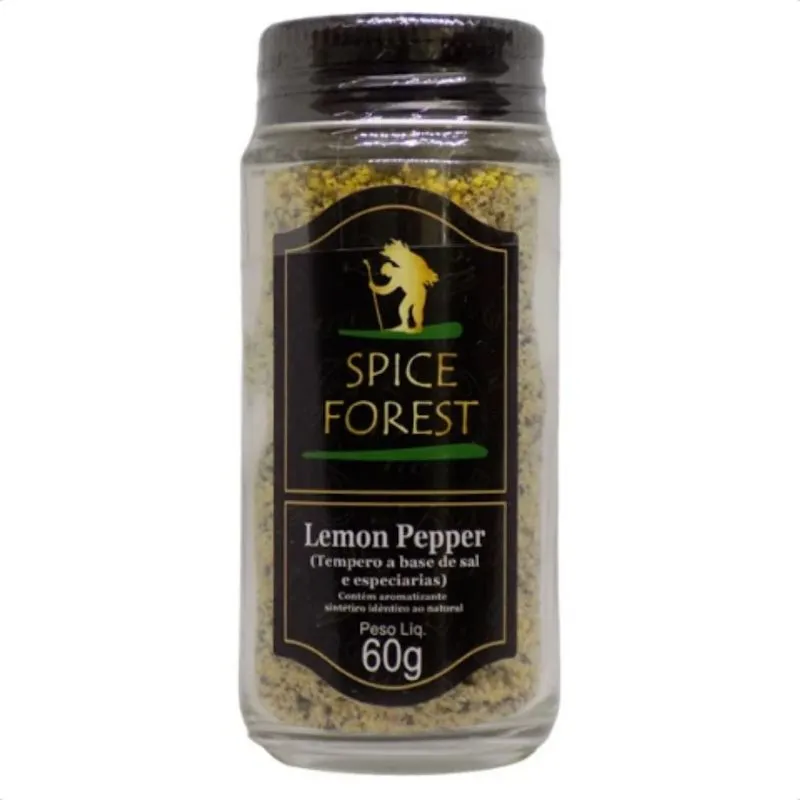 Tempero Lemon Pepper 60g - Spice Forest