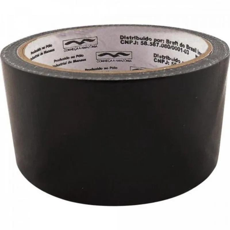 Fita Multiuso 10m x 48mm brasfort Preta