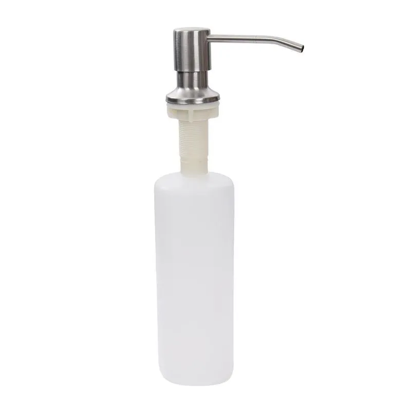 Dispenser Dosador Detergente Embutir Aço Inox Cromado 500ml