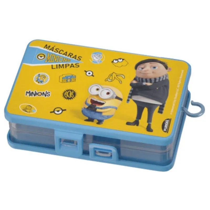 Porta Máscaras Duplo Meu Malvado Favorito Minions Plasutil
