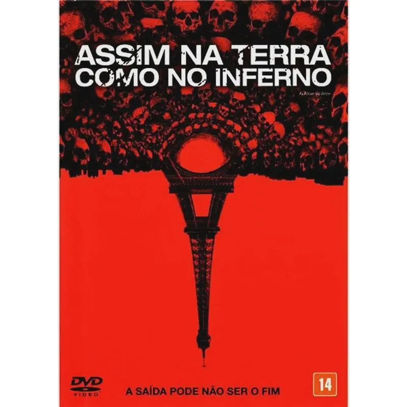Assim Na Terra Como No Inferno dvd original lacrado