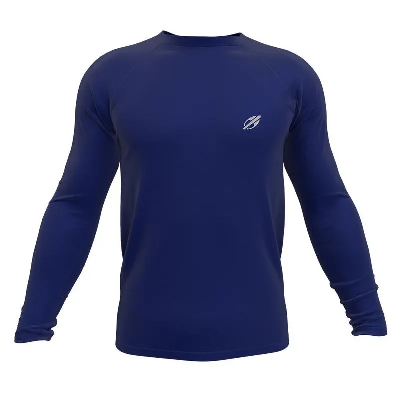 Camiseta manga longa masculino slim dry action Mormaii Azul XGG