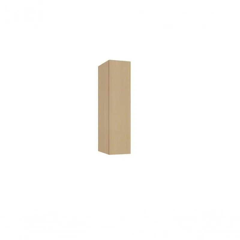 Armário Aéreo Domus 20cm 1 Porta MDF Porta de Bater Amadeirado Luciane Móveis