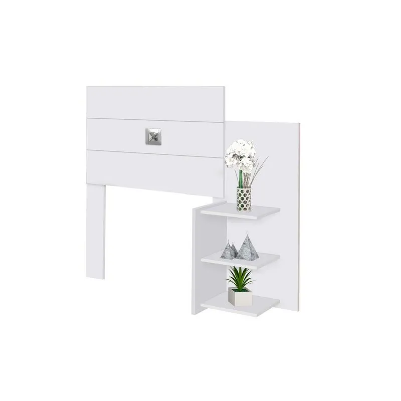 Cabeceira Acapulco Com Uma Prateleira Lateral JeA Moveis