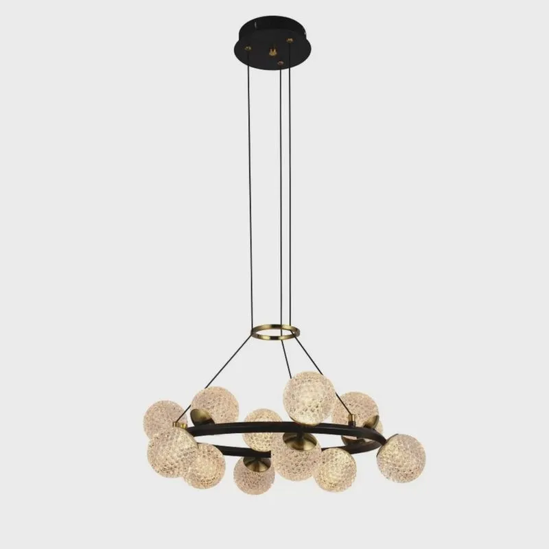 Pendente 60cm x 17cm 3000K Spirit Bella Iluminação Dourado