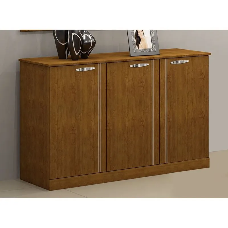Buffet 3 Portas Bari Rufato Imbuia/Imbuia