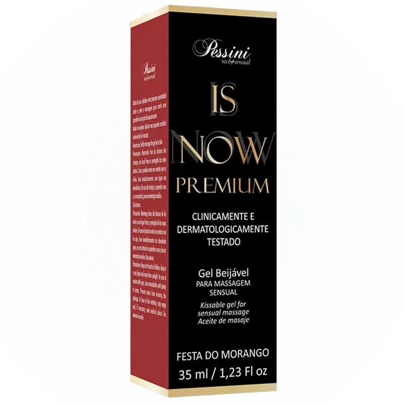 Is Now Premium Beijável Festa do Morango 35ml Pessini