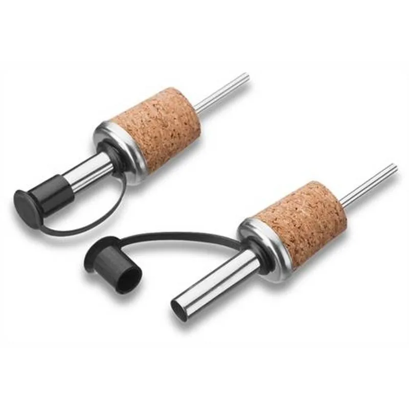 Bicos Dosador Inox Com Rolha Tampa Azeite Garrafa Vinho