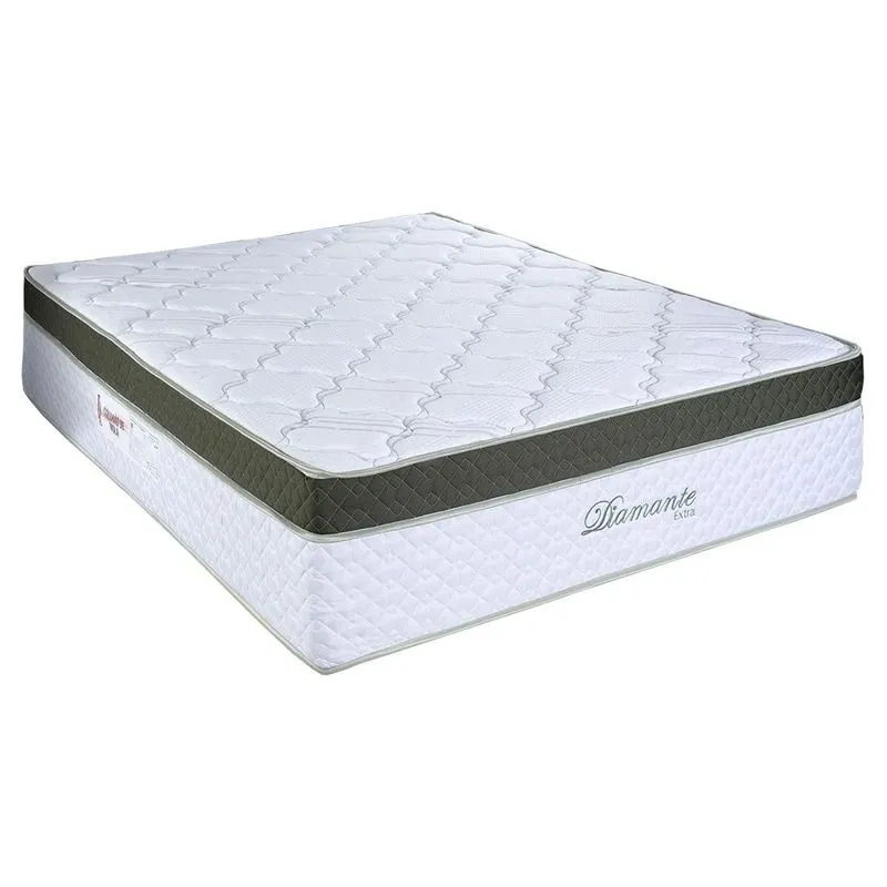 Colchão Casal Molas MasterPocket Ensacadas Diamante Extra White (138x188x36) - Paropas