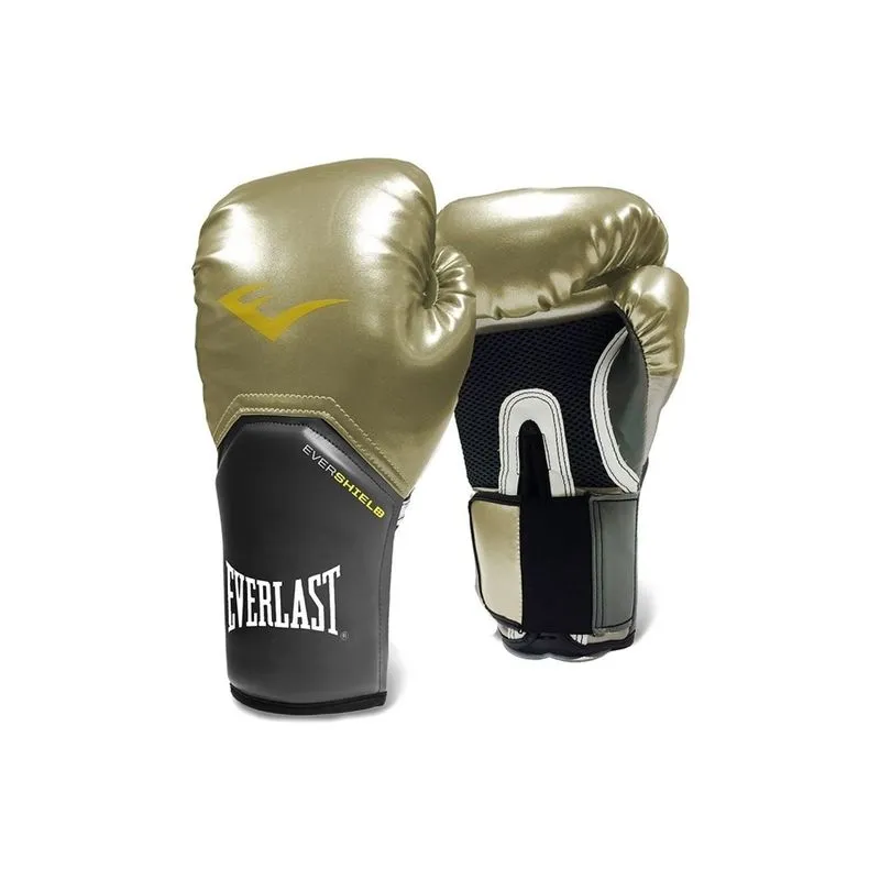 Luva de Boxe Everlast Pro Style Elite Training - Everlast - Dourada - 14 Oz