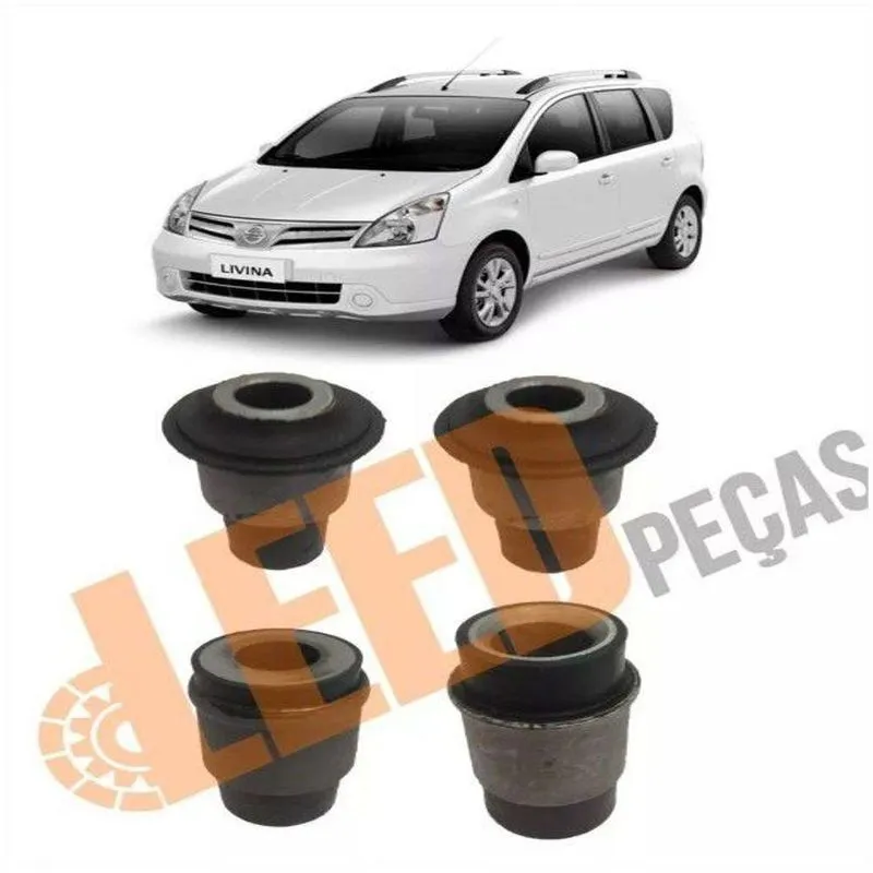 Kit Bucha Suporte Agregado Livina