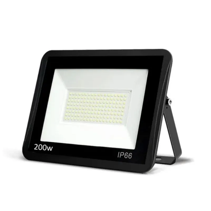 Refletor Led 200W Branco Frio Holofote Bivolt 18000 Lumens 6500K Resistente a Água e Poeira IP67 Externo