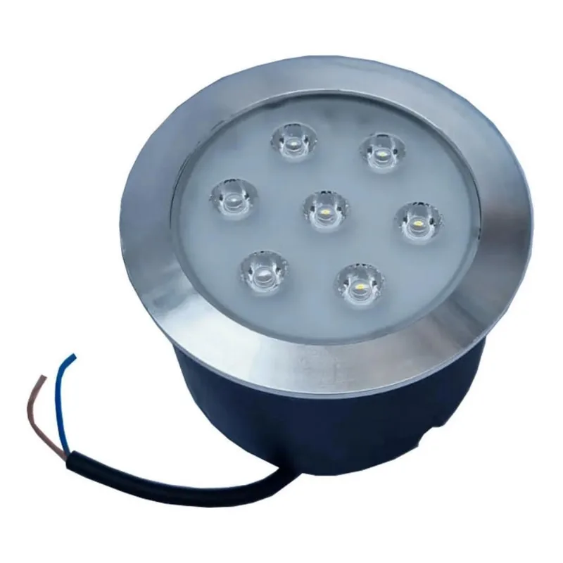 Kit 10 Balizador Luminária Led 7W Blindado Chão Piso Jardim