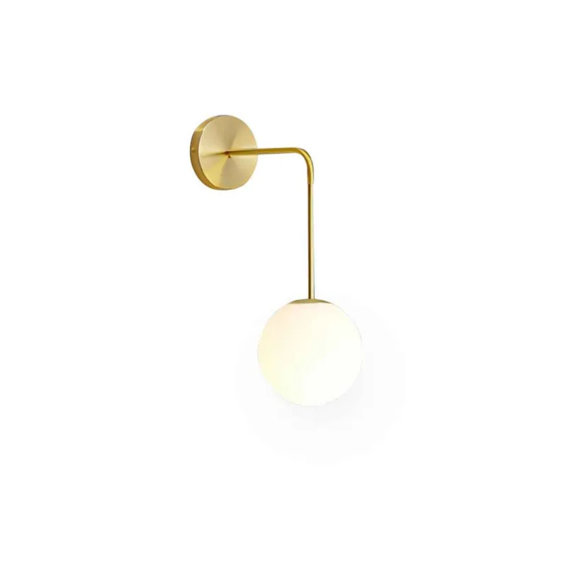 Arandela de parede com lâmpada LED G9 4000K brinde dourado bivolt TPD-142