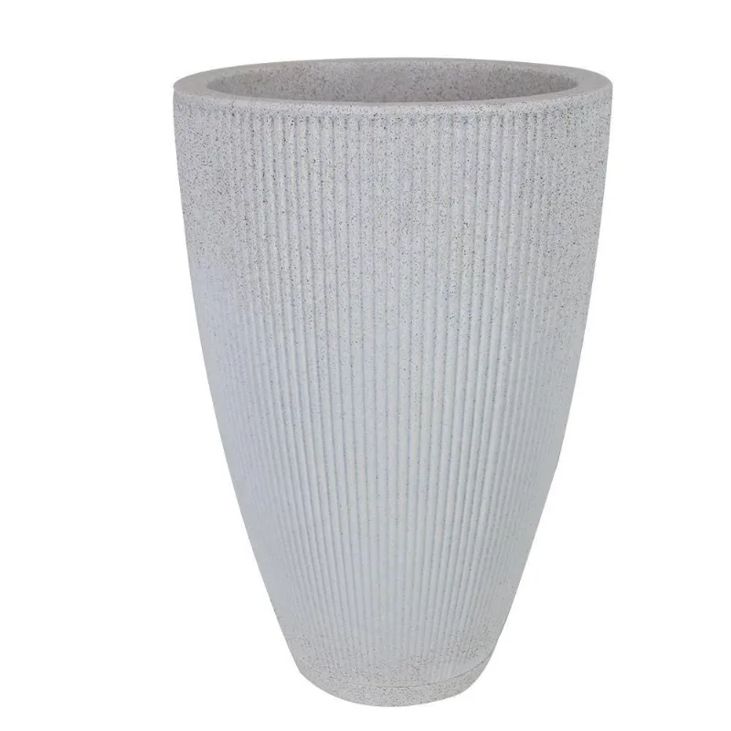 Vaso Sp27 40 X 55 Cm Cor 52 - Branco Artstone