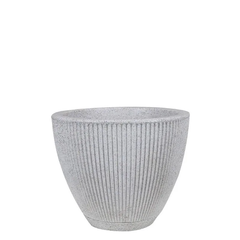 Vaso Sp27 33 X 27 Cm Cor 52 - Branco Artstone