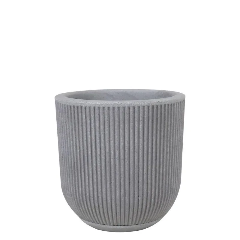 Vaso Sp27 37 X 37 Cm Cor 19 - Antique Cimento
