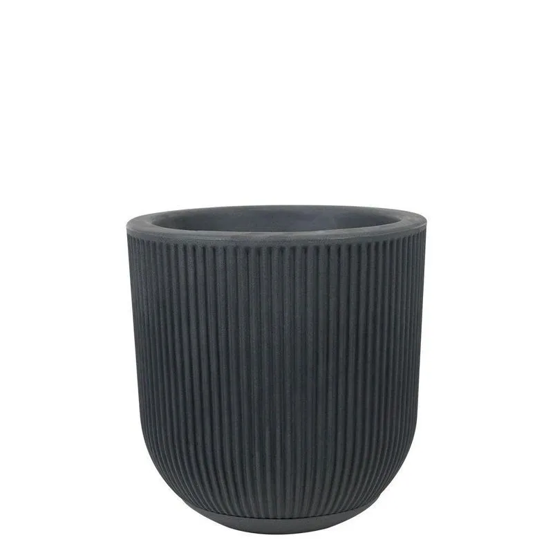 Vaso Sp27 37 X 37 Cm Cor 18 - Antique Preto