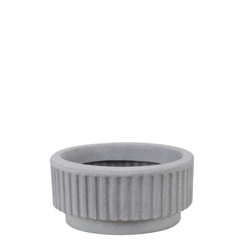 Vaso Sp27 Cilindro 20 X 10 Cm Cor 19 - Antique Cimento