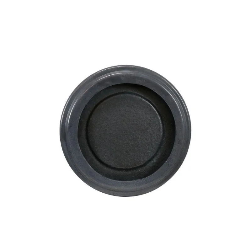 Prato Vaso Loft 23 X 3 Cm Cor 18 - Antique Preto