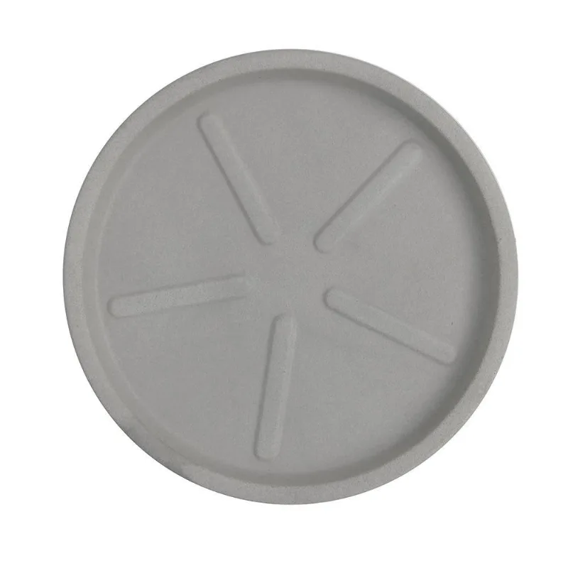 Base Redonda 36 X 3 Cm Cor 19 - Antique Cimento