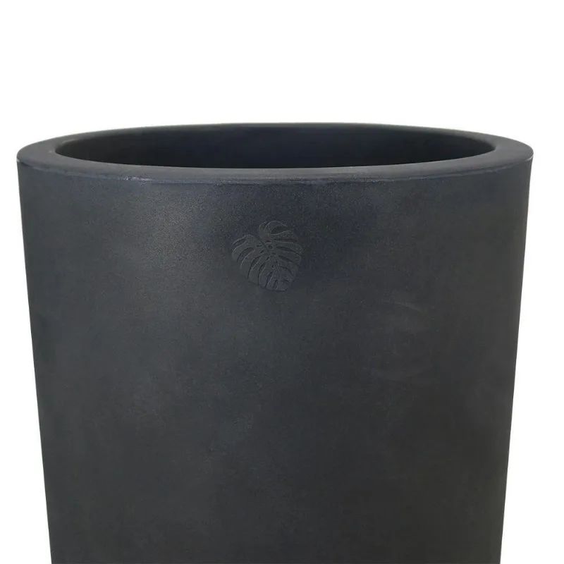 Vaso Decô Alto 40 X 63 Cm Cor 18 - Antique Preto