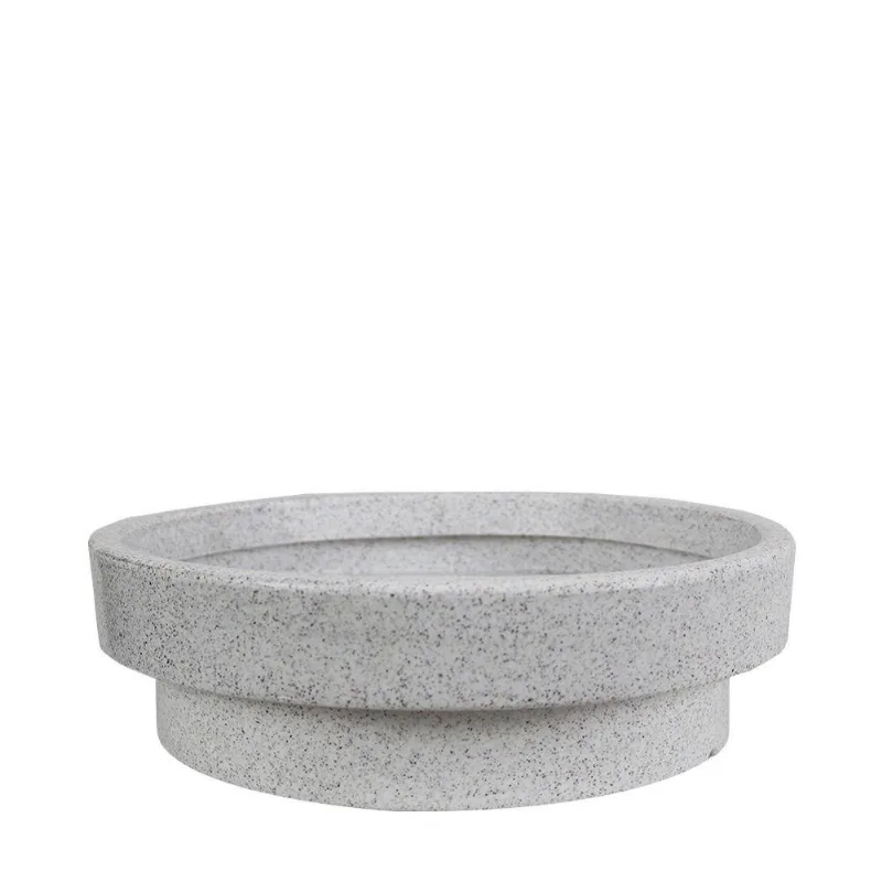 Vaso Loft 32 X 10 Cm Cor 52 - Branco Artstone