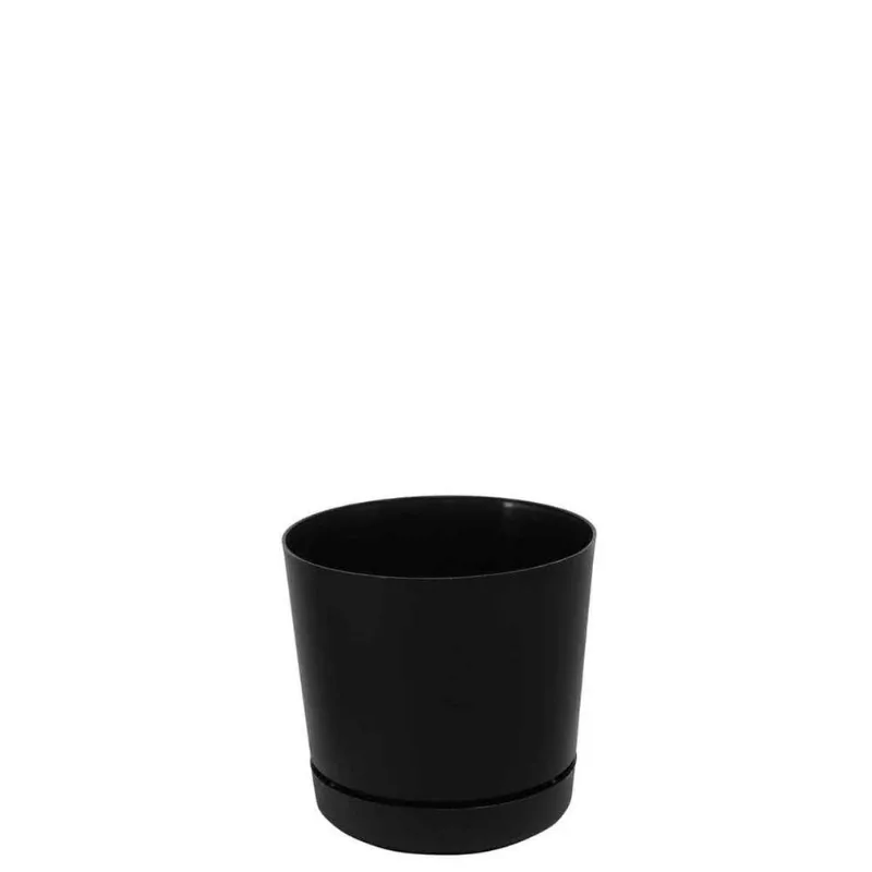 Vaso Rio 15 X 15 Cm Cor 07 - Preto Sólido