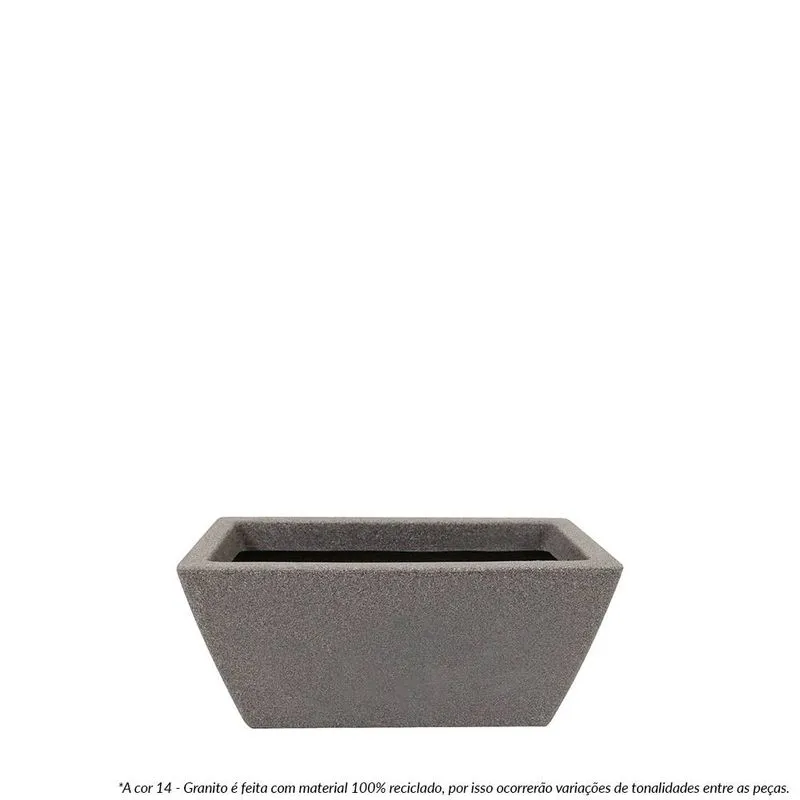 Floreira Malta 40 X 17 Cm Granito - Vasart